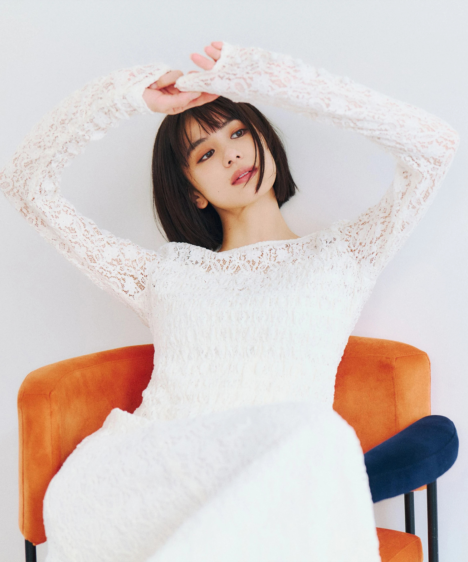 ストレッチレースシャーリングワンピース | ワンピース | Arpege story