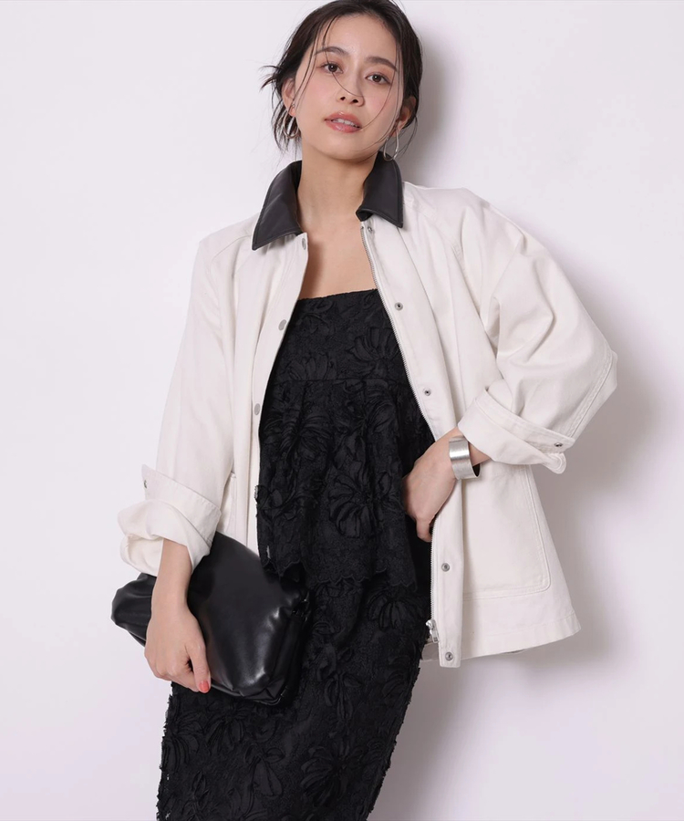 フェイクレザーカラージャケット | ジャケット | Arpege story