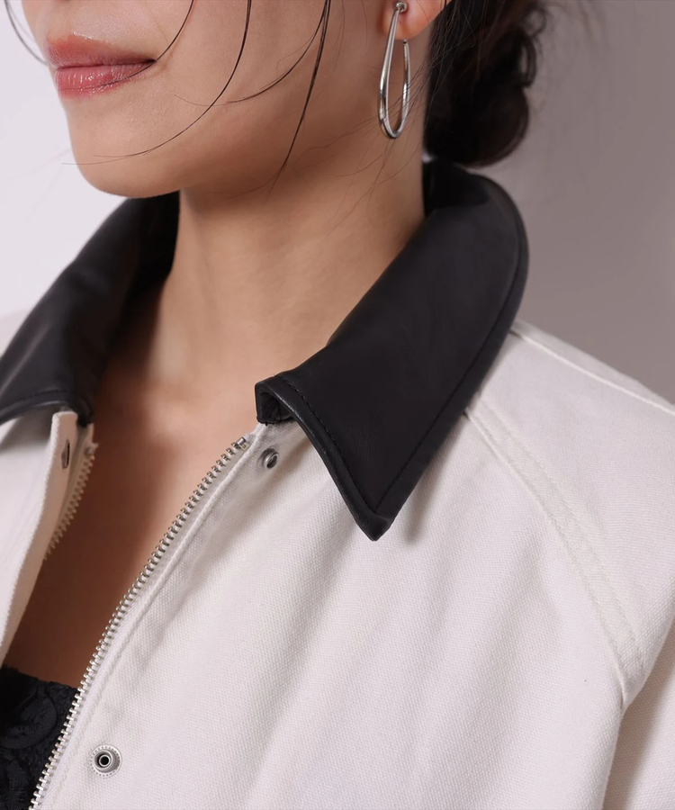 フェイクレザーカラージャケット | ジャケット | Arpege story