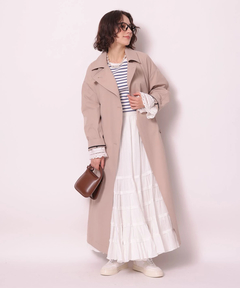 【新品未使用】Arpege story パテッドロングコート ブラウンMサイズ コート 茶 商品一覧（レディース） │【公式通販】Arpege story