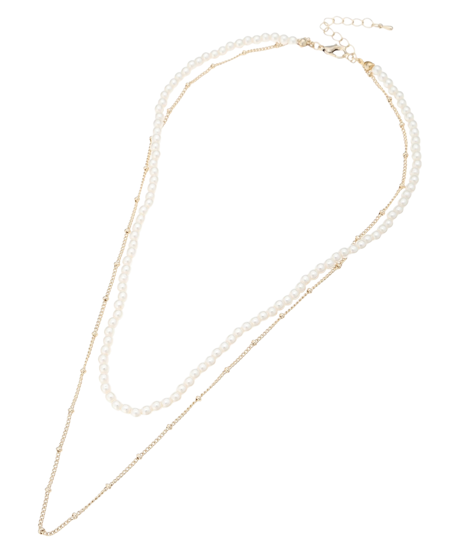 パール&チェーンレイヤードネックレス | ネックレス | Arpege story