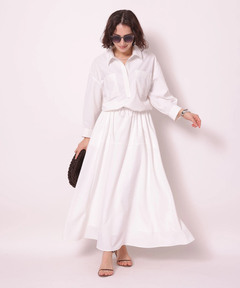 Arpege story(アルページュストーリー) |ドロストシャツワンピース