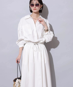 Arpege story(アルページュストーリー) |ドロストシャツワンピース