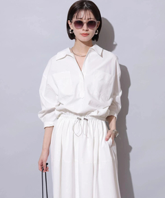 Arpege story(アルページュストーリー) |ドロストシャツワンピース