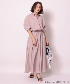 Arpege story(アルページュストーリー) |ドロストシャツワンピース