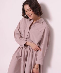 Arpege story(アルページュストーリー) |ドロストシャツワンピース