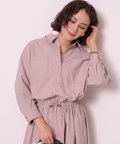 Arpege story(アルページュストーリー) |ドロストシャツワンピース