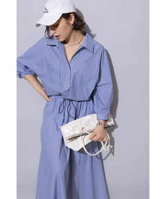 Arpege story(アルページュストーリー) |ドロストシャツワンピース