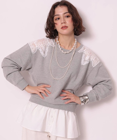 Arpege story(アルページュストーリー) |レースはぎスウェット