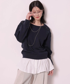 Arpege story(アルページュストーリー) |レースはぎスウェット