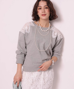 Arpege story(アルページュストーリー) |レースはぎスウェット