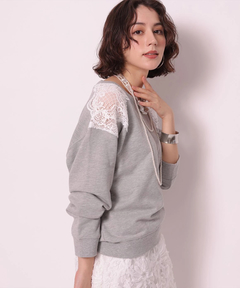 Arpege story(アルページュストーリー) |レースはぎスウェット