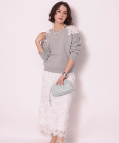 Arpege story(アルページュストーリー) |レースはぎスウェット