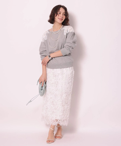 Arpege story(アルページュストーリー) |レースはぎスウェット