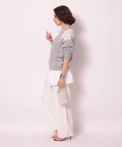 Arpege story(アルページュストーリー) |レースはぎスウェット