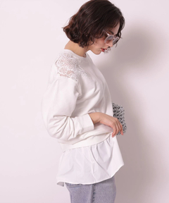 Arpege story(アルページュストーリー) |レースはぎスウェット