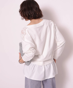 Arpege story(アルページュストーリー) |レースはぎスウェット