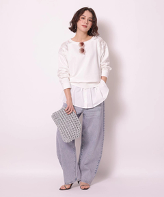 Arpege story(アルページュストーリー) |レースはぎスウェット