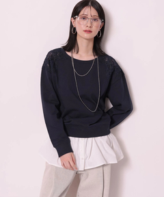 Arpege story(アルページュストーリー) |レースはぎスウェット