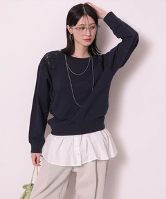 Arpege story(アルページュストーリー) |レースはぎスウェット