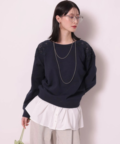 Arpege story(アルページュストーリー) |レースはぎスウェット