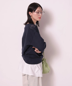 Arpege story(アルページュストーリー) |レースはぎスウェット