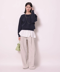 Arpege story(アルページュストーリー) |レースはぎスウェット