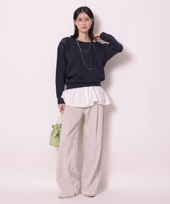 Arpege story(アルページュストーリー) |レースはぎスウェット