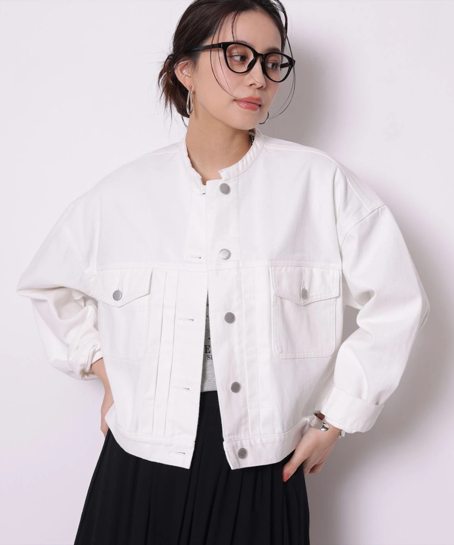 ノーカラーGジャン | ジャケット | Arpege story（アルページュ