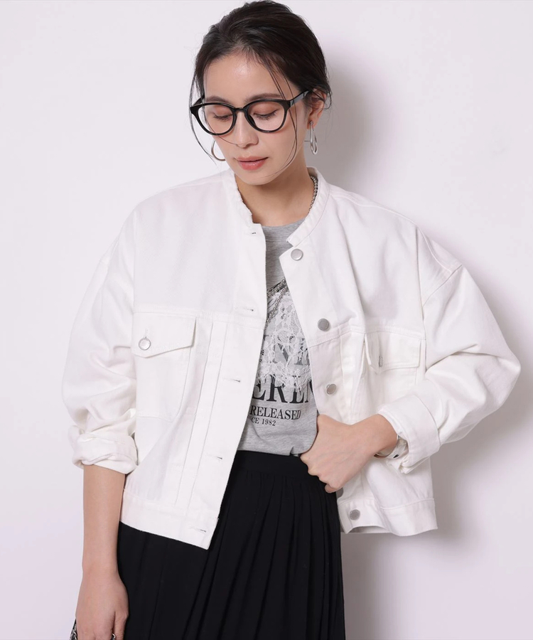 ノーカラーGジャン | ジャケット | Arpege story（アルページュ