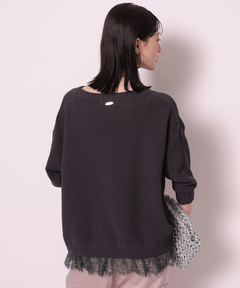 Arpege story(アルページュストーリー) |裾レースプルオーバー