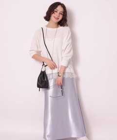 Arpege story(アルページュストーリー) |裾レースプルオーバー