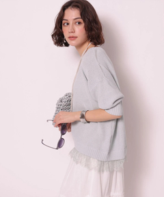 Arpege story(アルページュストーリー) |裾レースプルオーバー