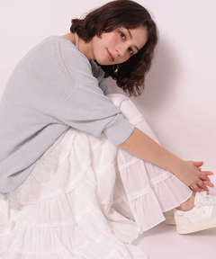 Arpege story(アルページュストーリー) |裾レースプルオーバー