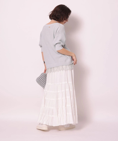 Arpege story(アルページュストーリー) |裾レースプルオーバー