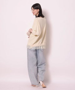 Arpege story(アルページュストーリー) |裾レースプルオーバー