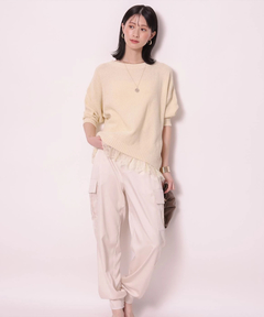 Arpege story(アルページュストーリー) |裾レースプルオーバー