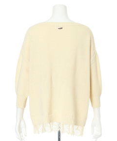 Arpege story(アルページュストーリー) |裾レースプルオーバー