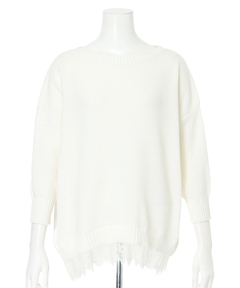 Arpege story(アルページュストーリー) |裾レースプルオーバー