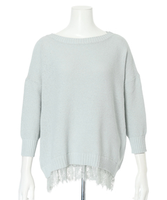 Arpege story(アルページュストーリー) |裾レースプルオーバー