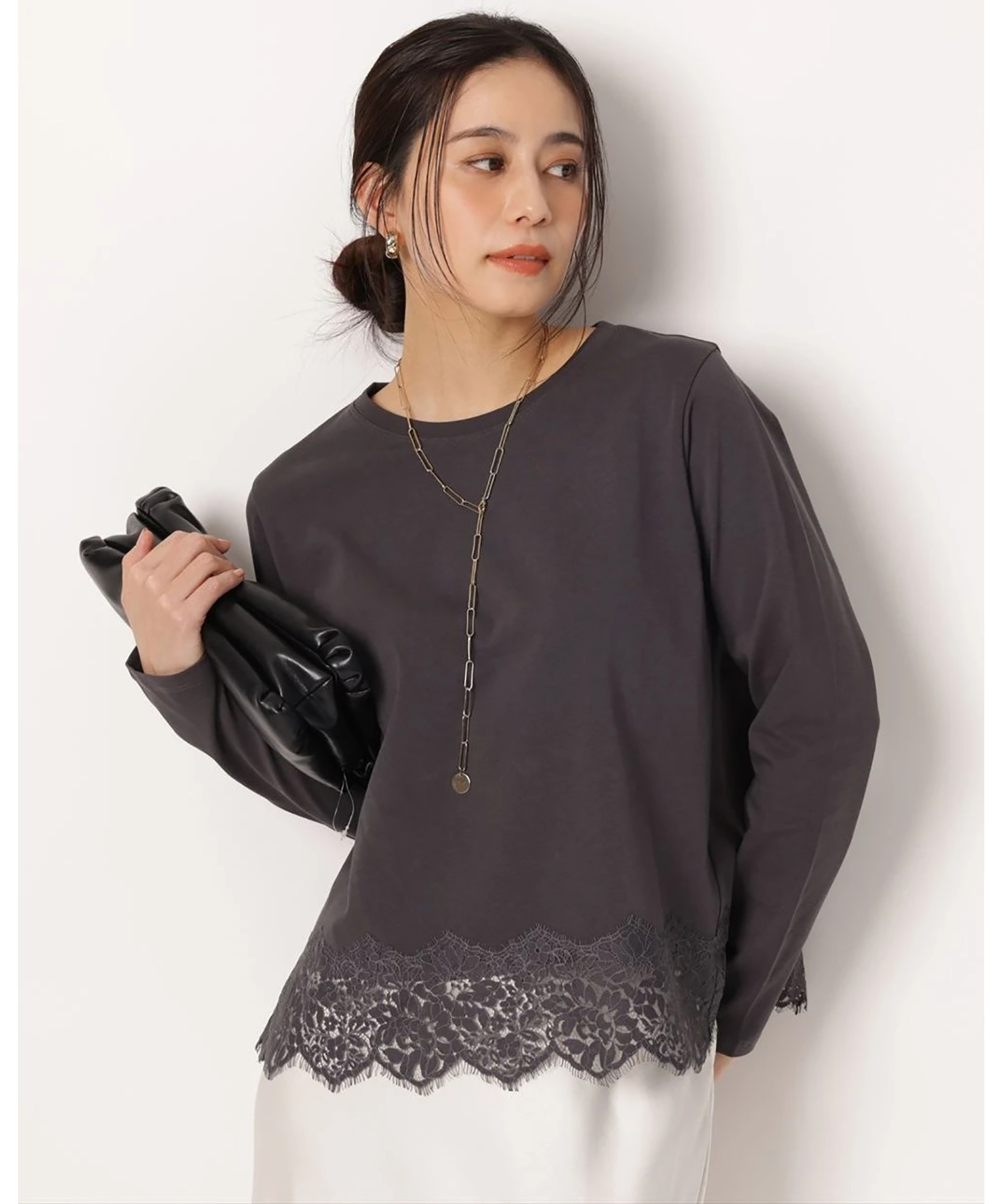 店舗限定》裾レースショートロンT | Tシャツ・カットソー | Arpege