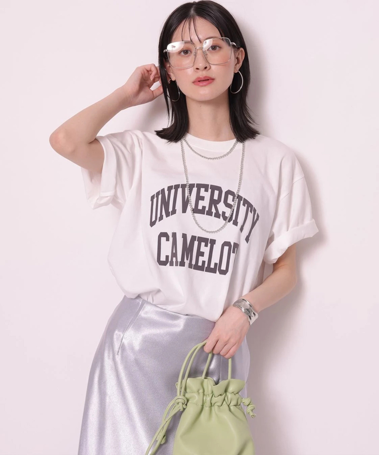 レースプリントTシャツアルページュストーリー レース×プリントTシャツ | Tシャツ・カットソー | Arpege story