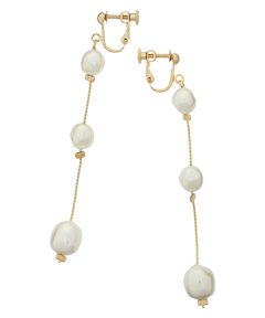 Arpege story(アルページュストーリー) |3連バロックパールイヤリング