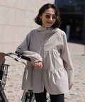 フード付きティアードラッシュパーカー | Tシャツ・カットソー