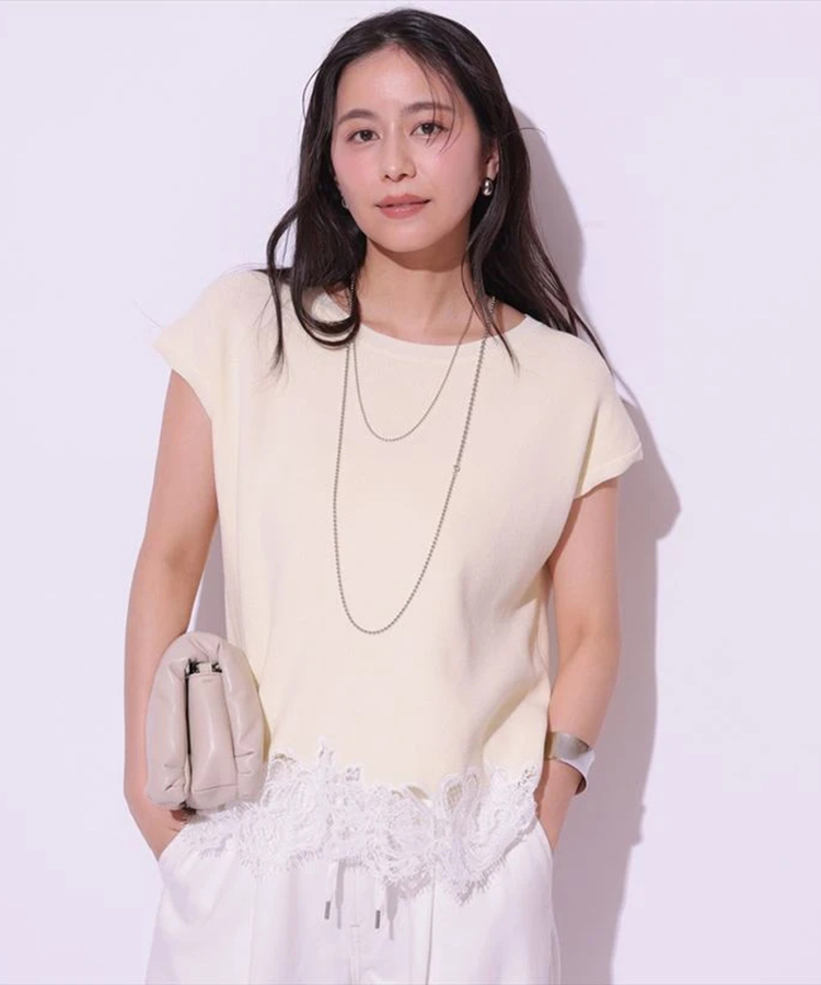 Arpege story   裾シフォンニット スタッフコーディネート】裾シフォンニット｜mayumi｜Arpege story