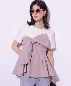 Arpege story  パールカットソー　ピンク Tシャツ・カットソー ピンク 商品一覧（レディース） │【公式通販