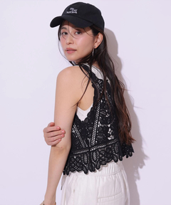 Arpege story(アルページュストーリー) |〈山崎怜奈さんコラボ〉2WAYクロシェキャミ
