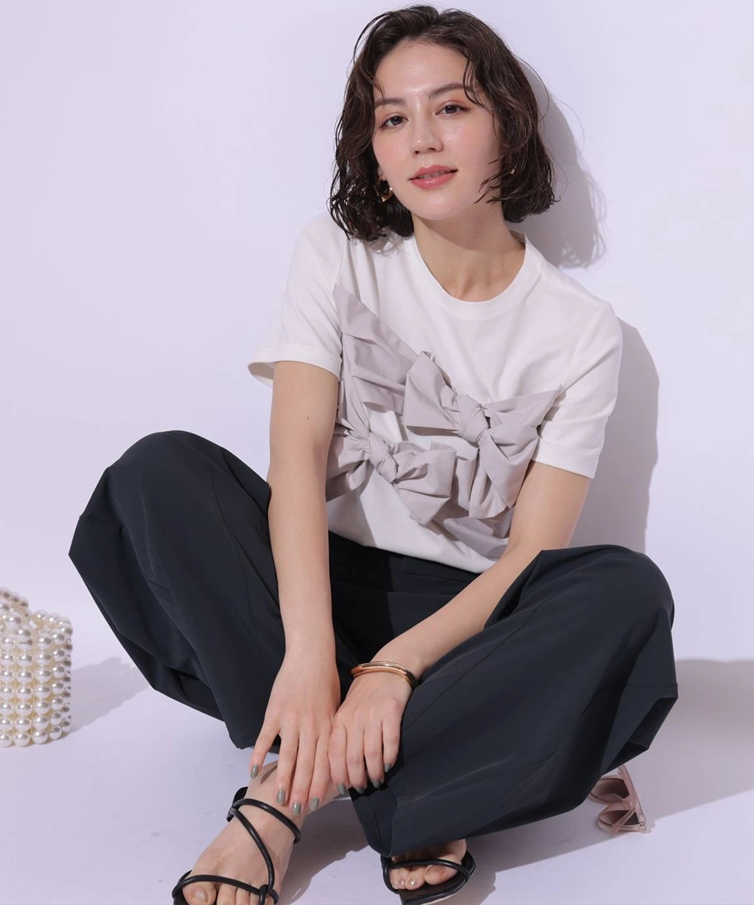 ダブルリボンTシャツ | Tシャツ・カットソー | Arpege story