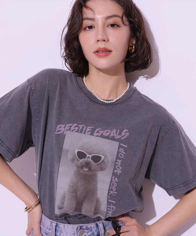 店舗限定》ヴィンテージ Poodle Photo Tシャツ | Tシャツ・カットソー