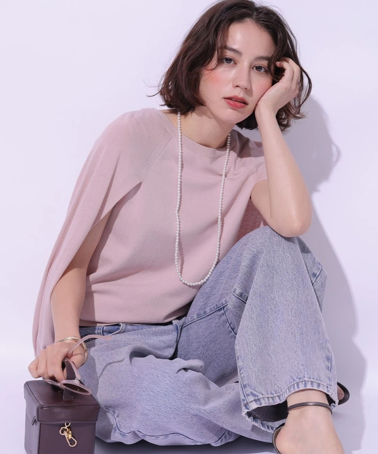 K*☆様 【完売】新品✴︎Arpege story マントニットブラック WEB LIMITED］マントニット | ニット | Arpege story（アルページュ